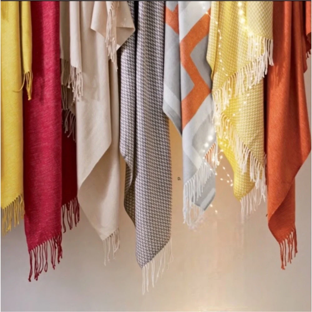 West Elm Warmest Throw Arrow Jacquard
